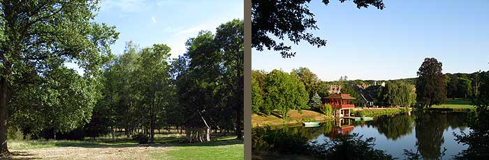 Abbaye des Vaux de Cernay - le parc et l'étang vaux de cernay 2